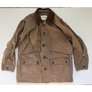 Orvis Jacket Men's X Large Brown Hunting Canvas Barn Chore Lined